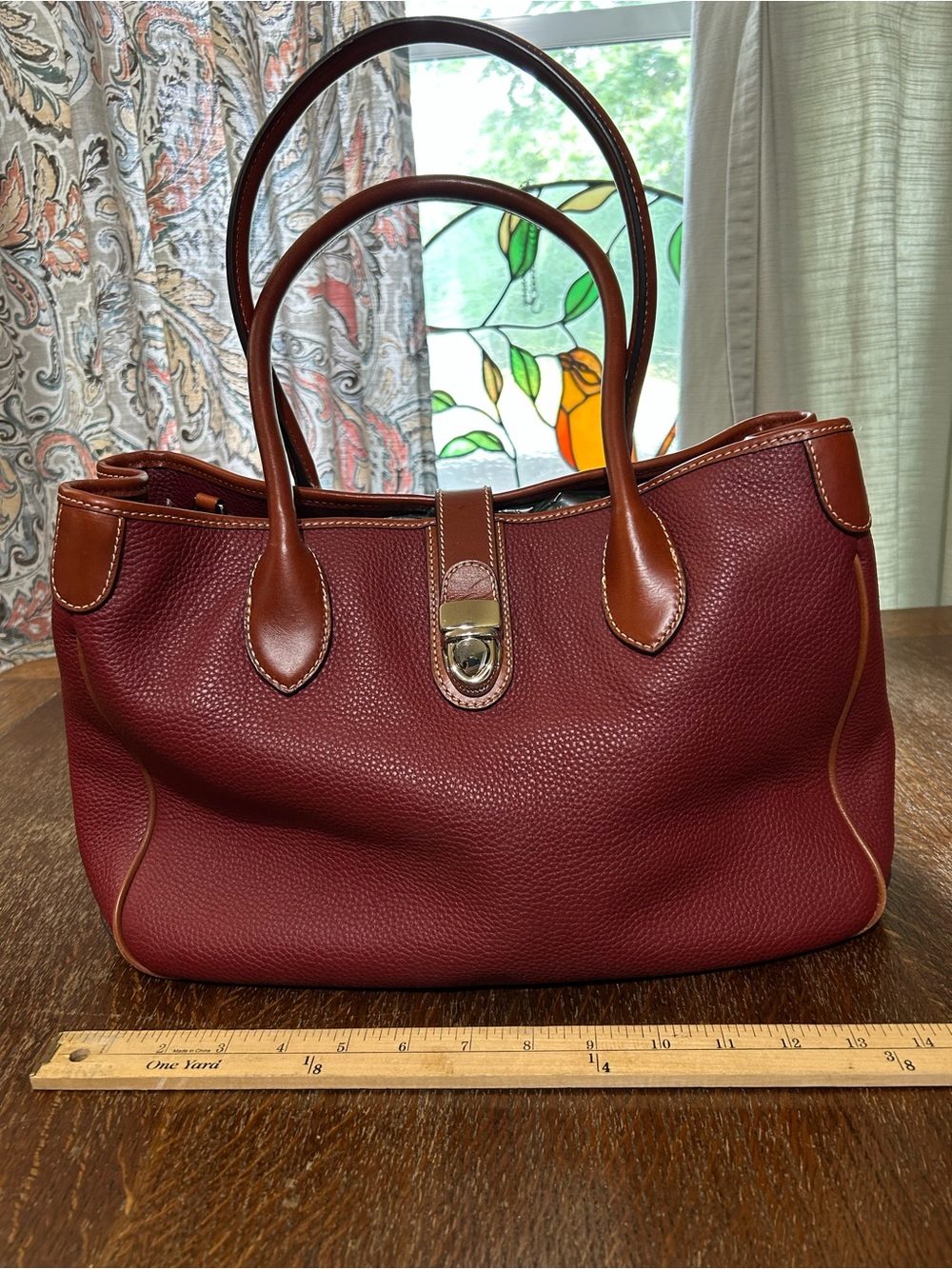 Dooney & Bourke Pebbled Large Leather Tote -Like New